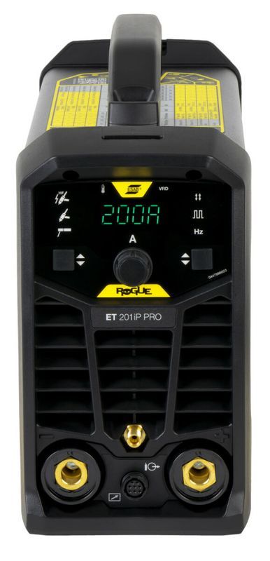 ESAB Rogue ET 201iP PRO DC (TIG) - med TIG-brenner, kabler og fri frakt